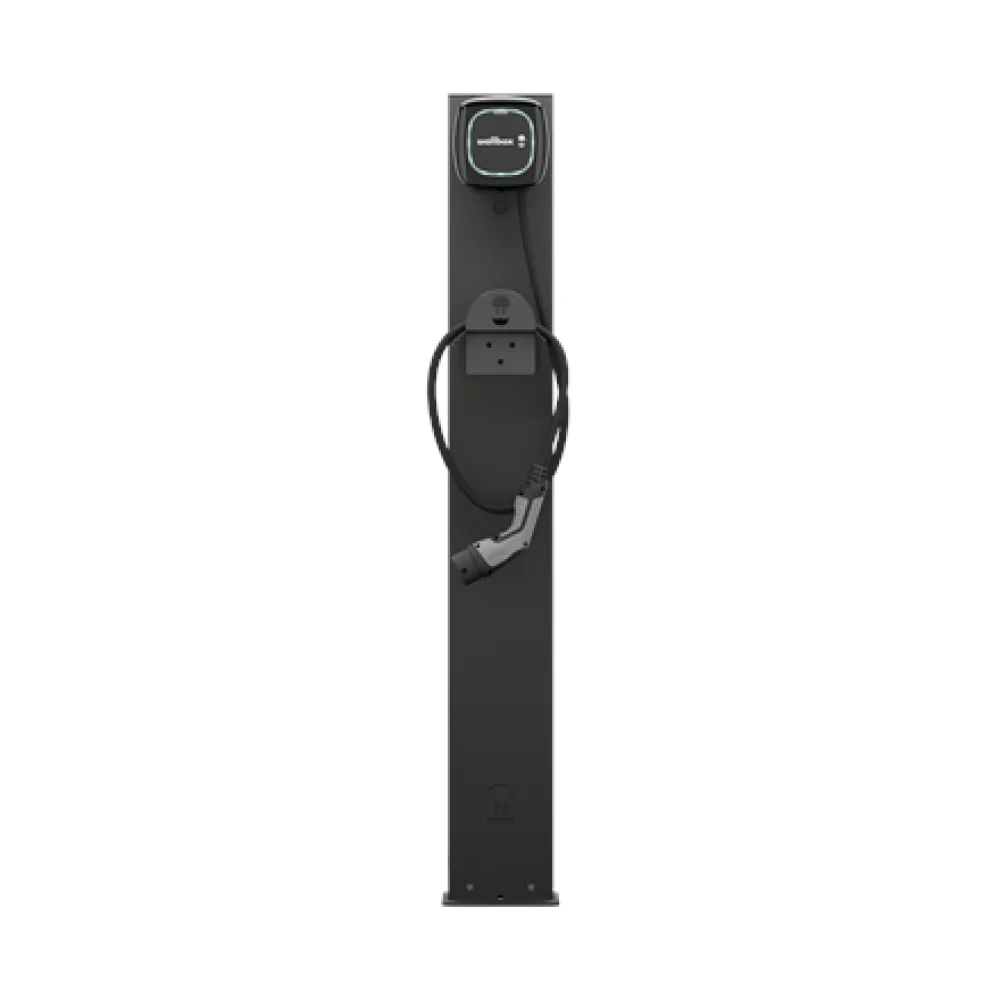 Wallbox Pedestal Eiffel Basic Dual for Pulsar family, Black