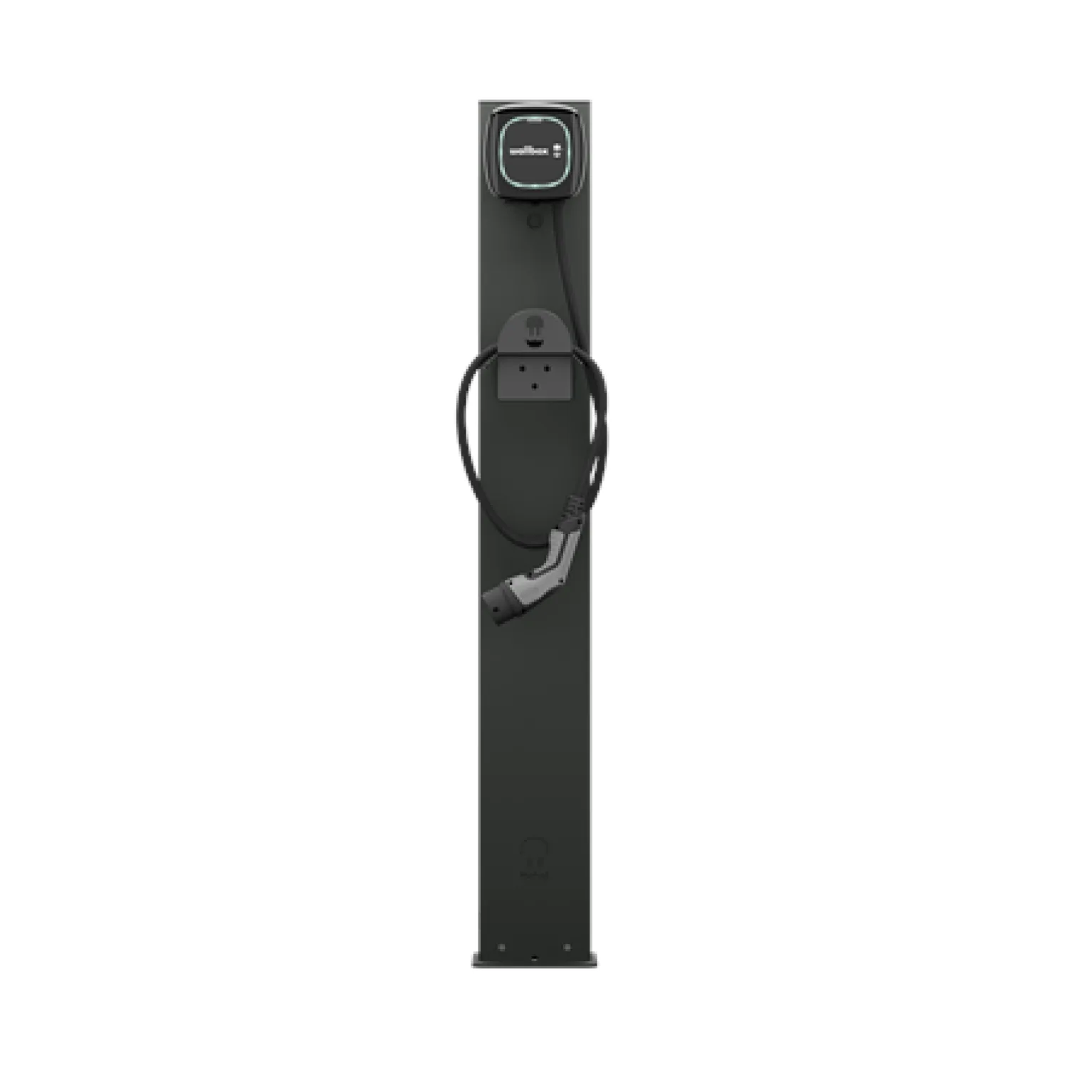 Wallbox Pedestal Eiffel Basic Dual for Pulsar family, Black