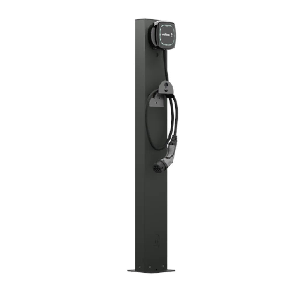 Wallbox Pedestal Eiffel Basic Dual for Pulsar family, Black