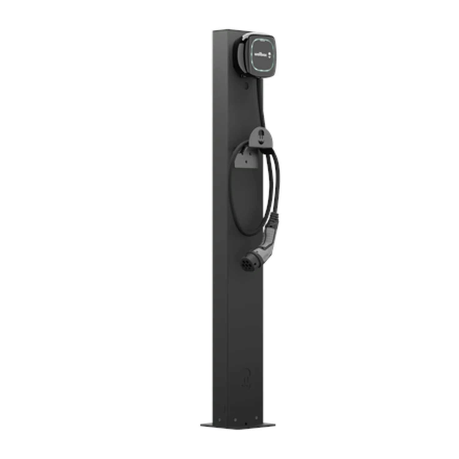 Wallbox Pedestal Eiffel Basic Dual for Pulsar family, Black