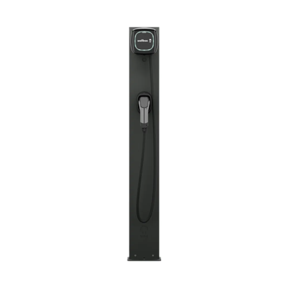 Wallbox Pedestal Eiffel Basic Dual for Pulsar family, Black