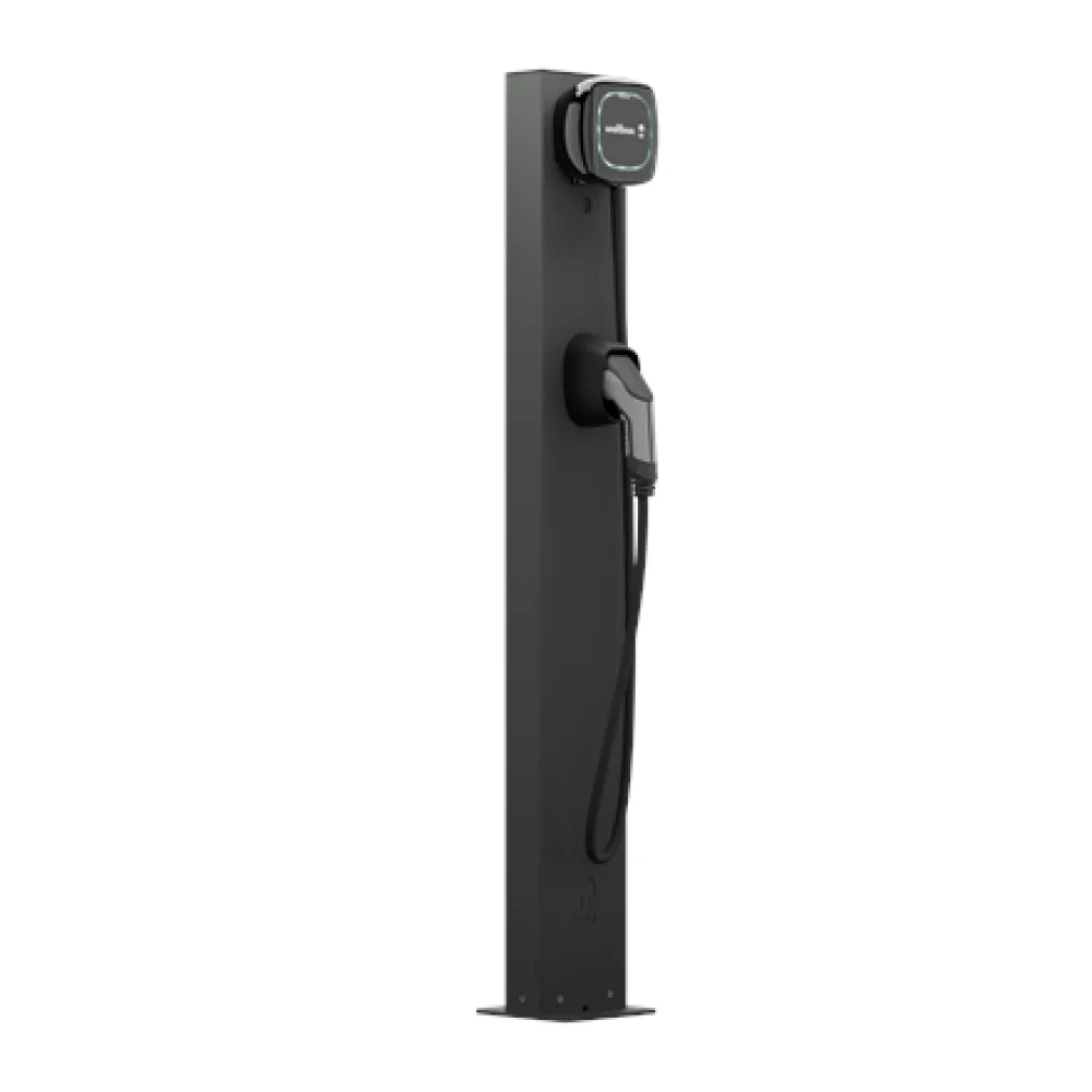 Wallbox Pedestal Eiffel Basic Dual for Pulsar family, Black