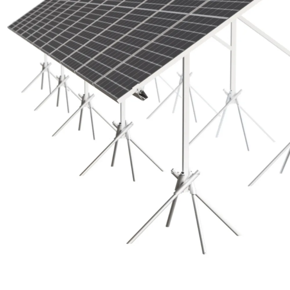 20 vnt. modulių antžeminė konstrukcija - šakninė, moduliams nuo 1,80 m.