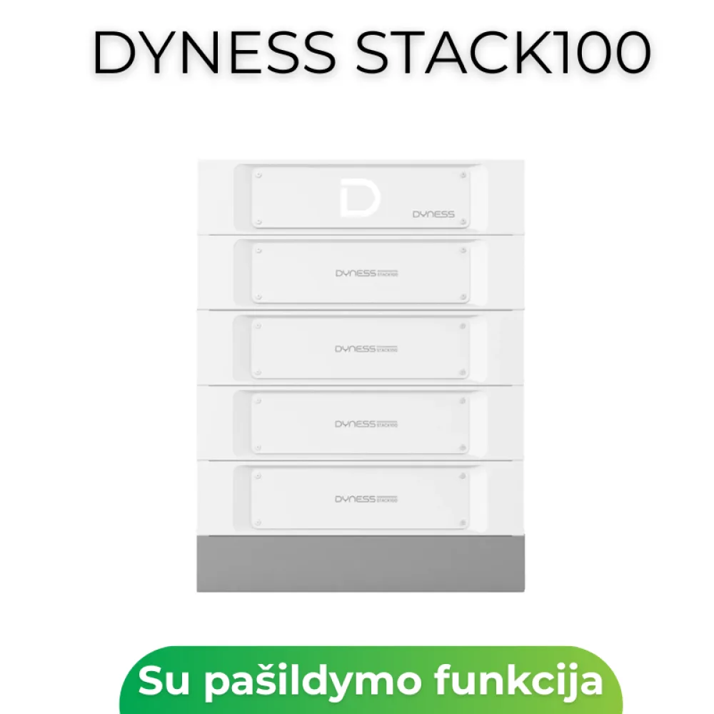 Dyness Stack100 20,48 kWh energijos kaupiklis, HV, su pašildymu