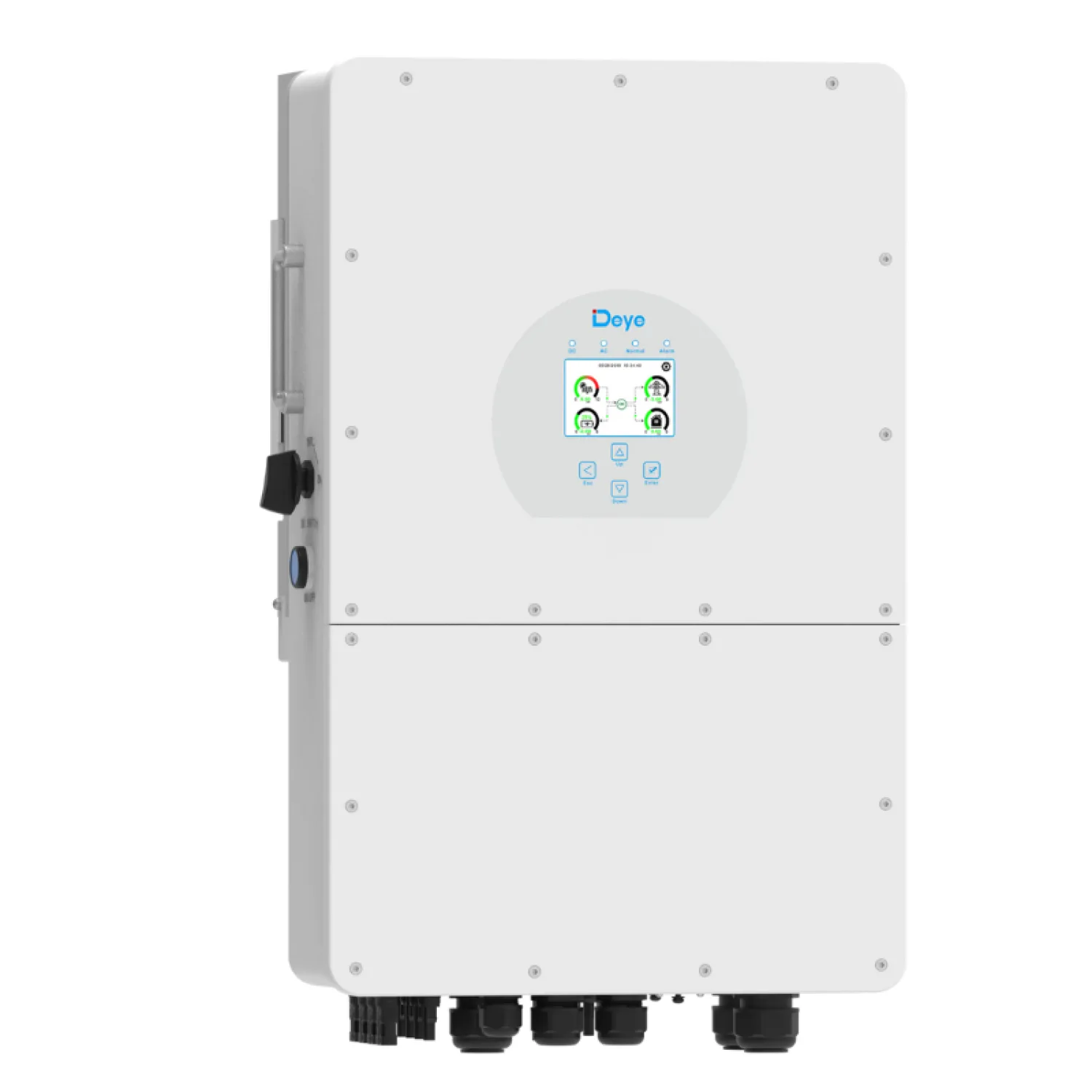 10 kW hibridinės saulės elektrinės komplektas, Deye + Trina + tvirtinimo konstrukcija