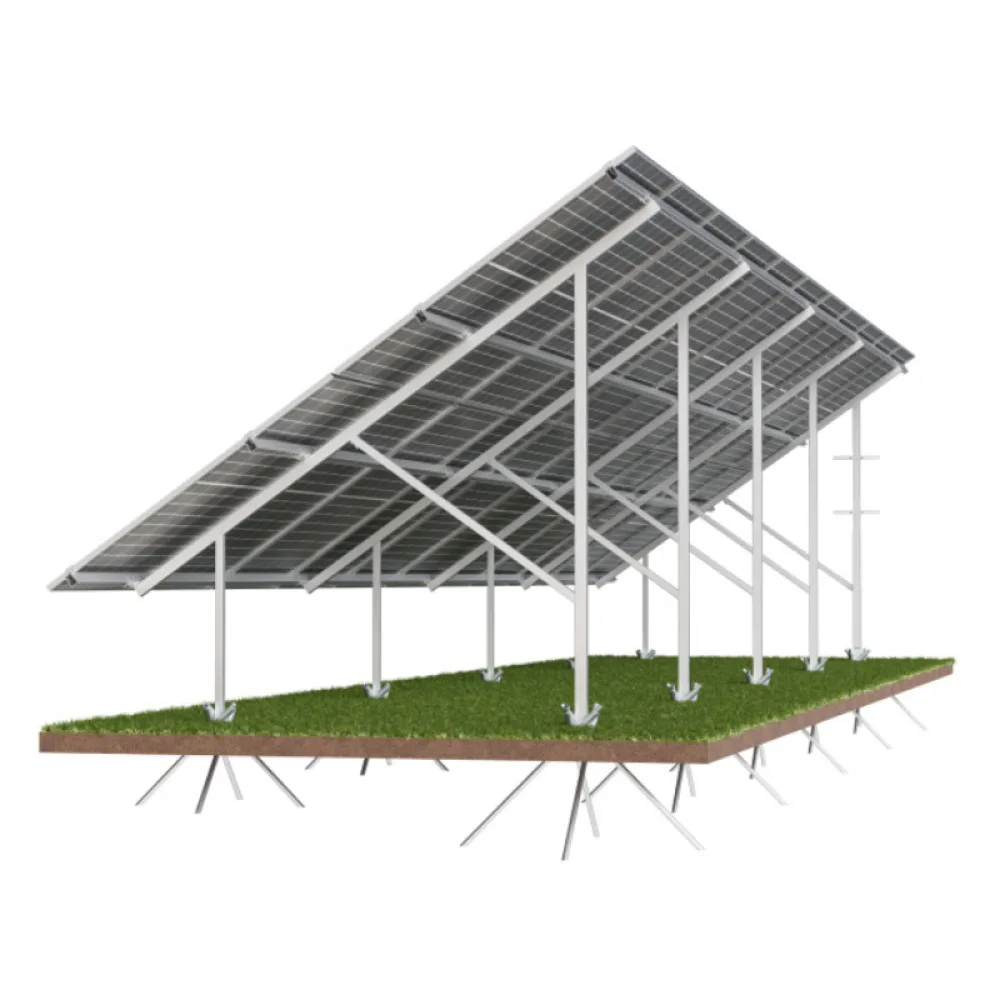 10 vnt. modulių antžeminė konstrukcija - šakninė, moduliams nuo 1,80 m.