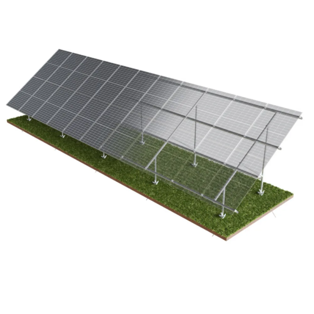 10 vnt. modulių antžeminė konstrukcija - šakninė, moduliams nuo 1,80 m.