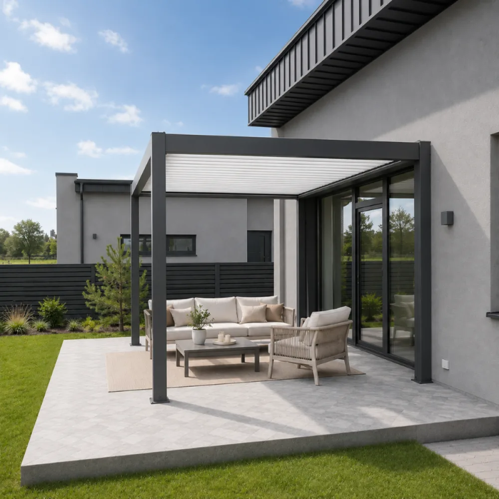 Jardis Nova pergola su elektriniu lamelių stogu 3 x 4 m