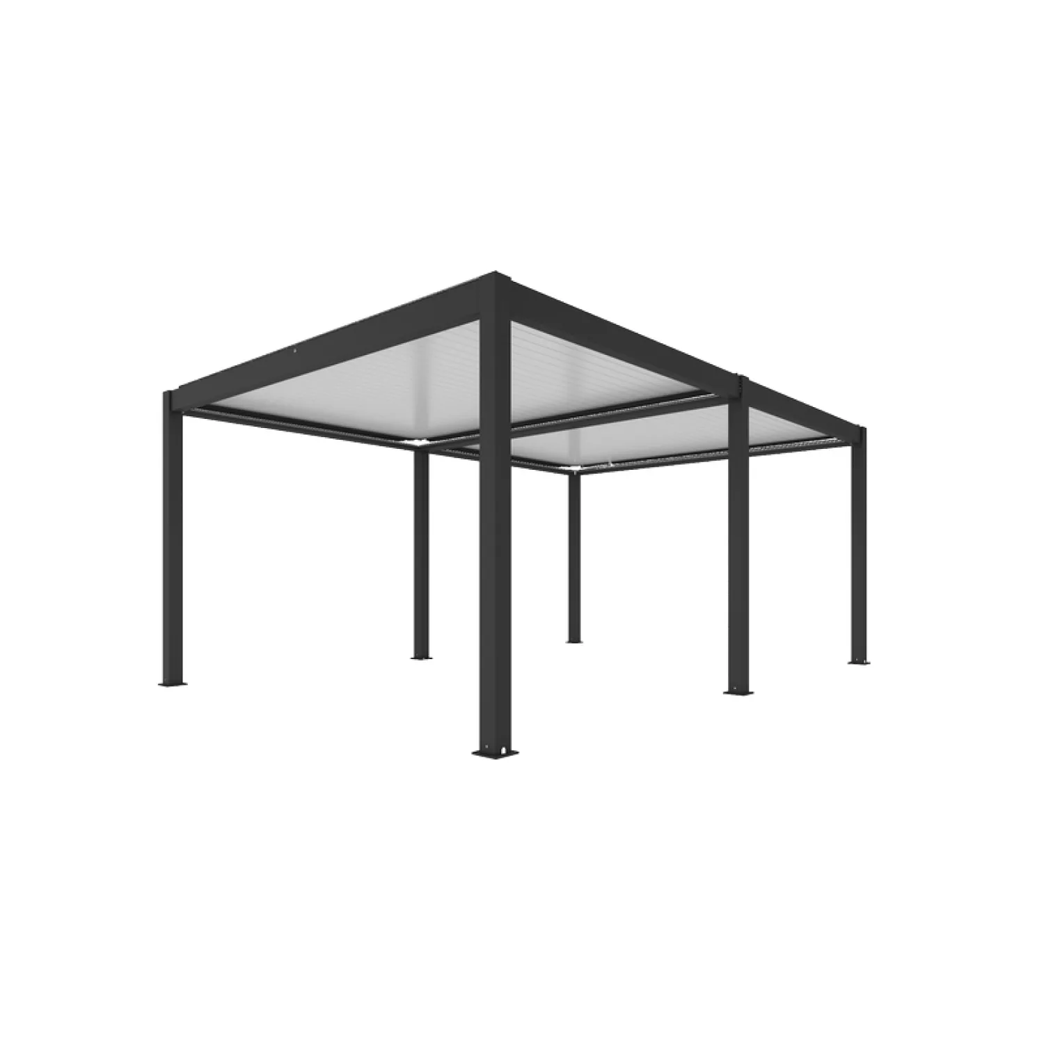 Jardis Nova pergola su elektriniu lamelių stogu, LED apšvietimu, 4 x 6 m