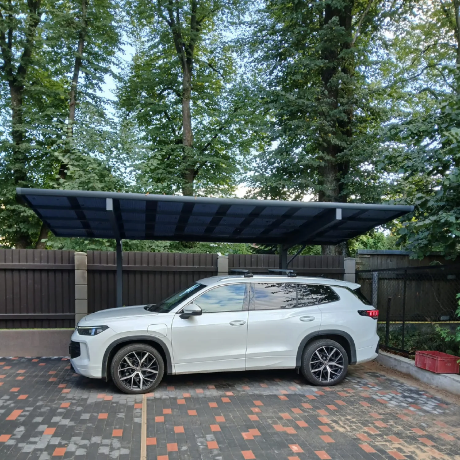 WING Type 80 aliuminė automobilių stoginė, standartinė versija