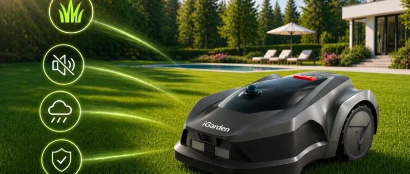 Nauja vejos priežiūros era su išmaniais žolės robotais