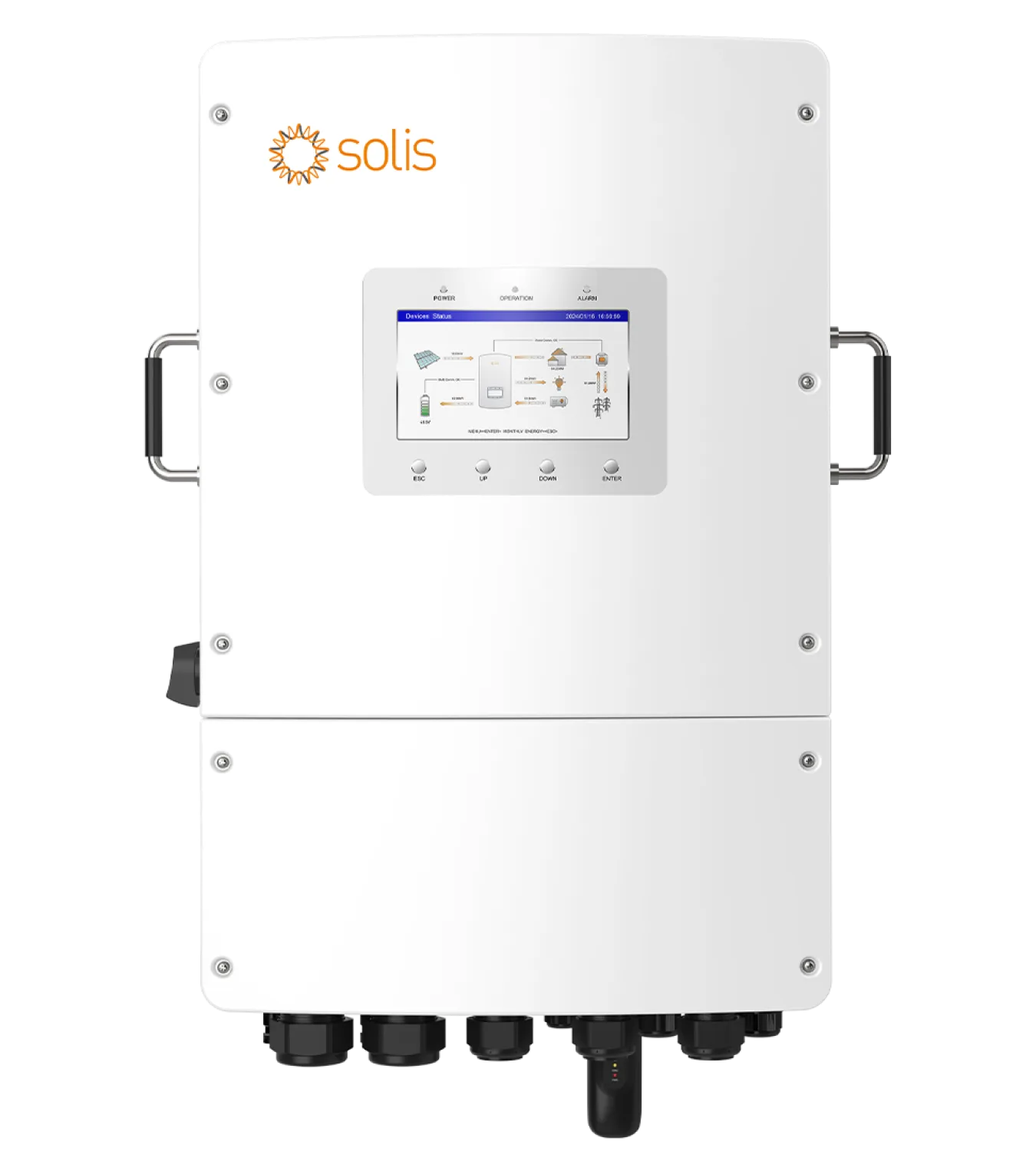 Solis S6-EH3P15K02-NV-YD-L 15 kW trifazis hibridinis inverteris