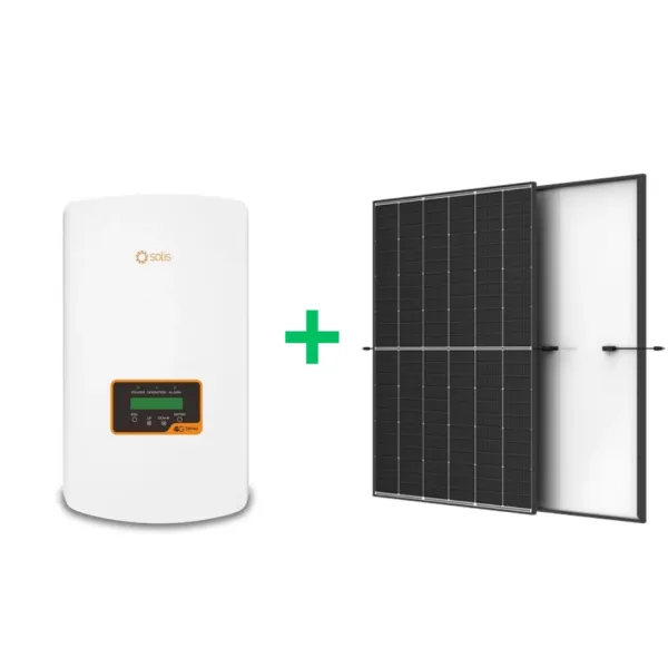 6 kW Solis + Trina saulės elektrinės komplektas