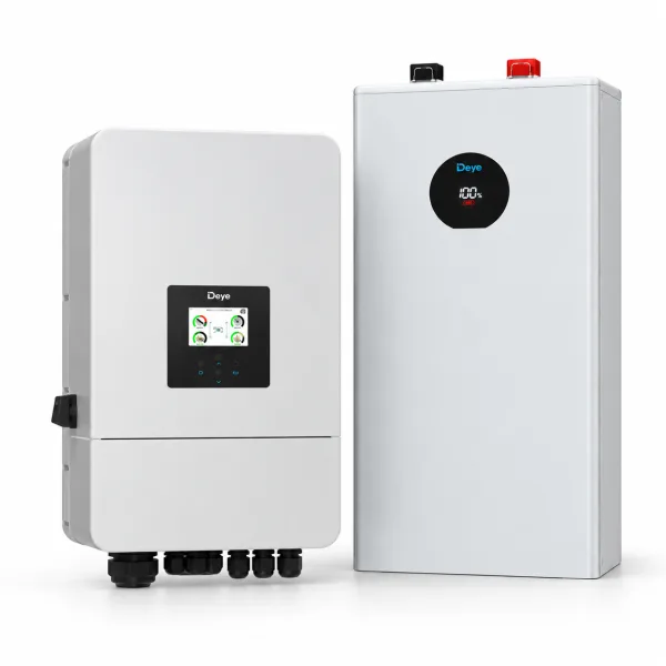 Deye žemos įtampos komplektas LV 10 kW hibridinis inverteris + 16 kWh kaupiklis