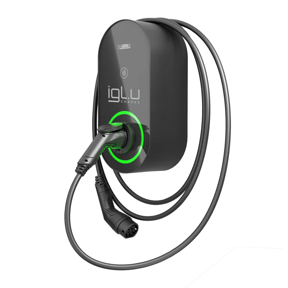 IGLU Charge PRO version Mode 3 (Type 2 lizdai) įkrovimo stotelė iki 22 kW
