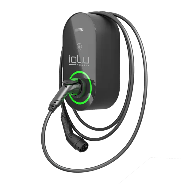 IGLU Charge PRO version Mode 3 (Type 2 lizdai) įkrovimo stotelė iki 22 kW