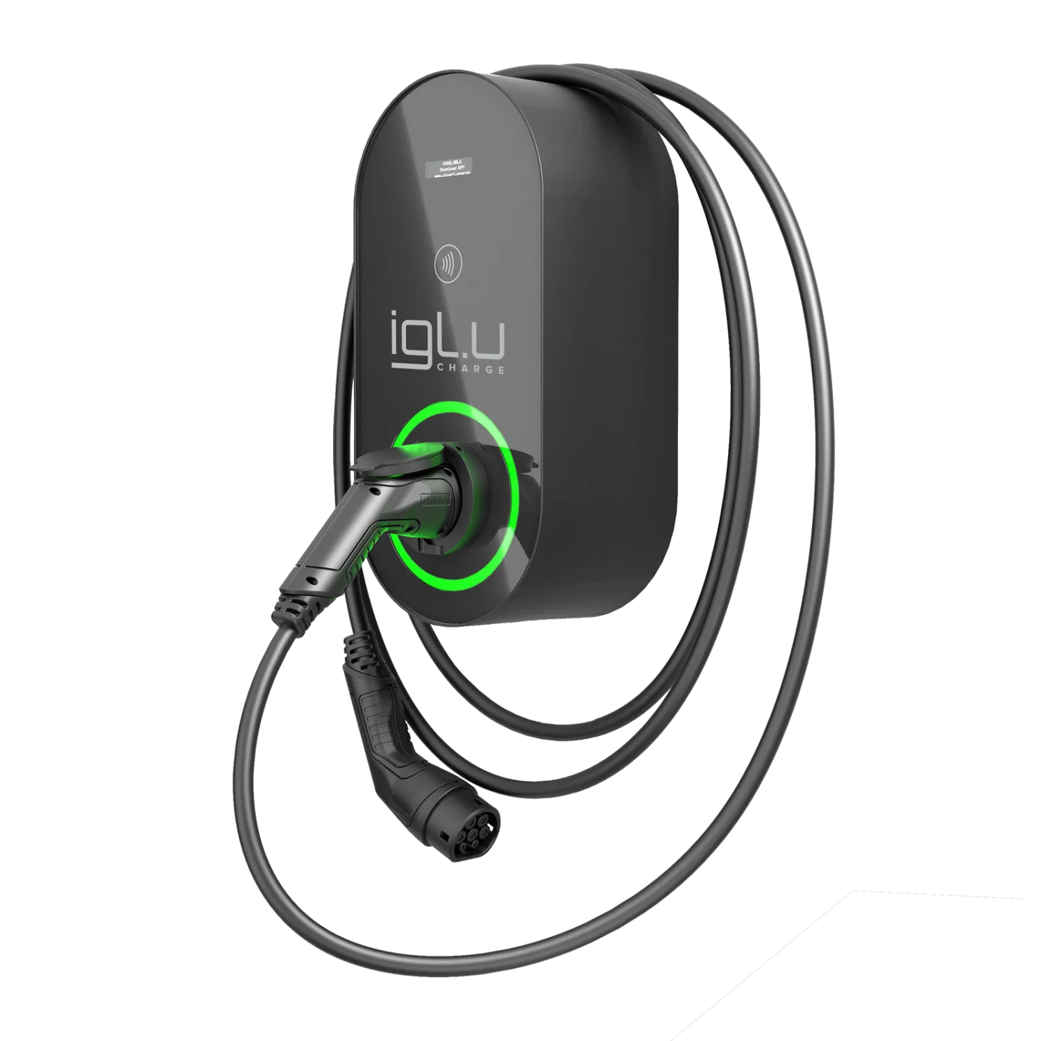 IGLU Charge PRO version Mode 3 (Type 2 lizdai) įkrovimo stotelė iki 22 kW