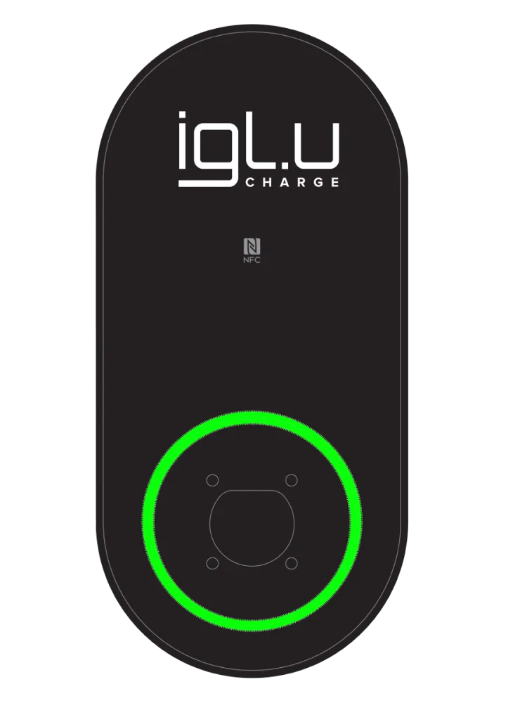IGLU Charge PRO version Mode 3 (Type 2 lizdai) įkrovimo stotelė iki 22 kW