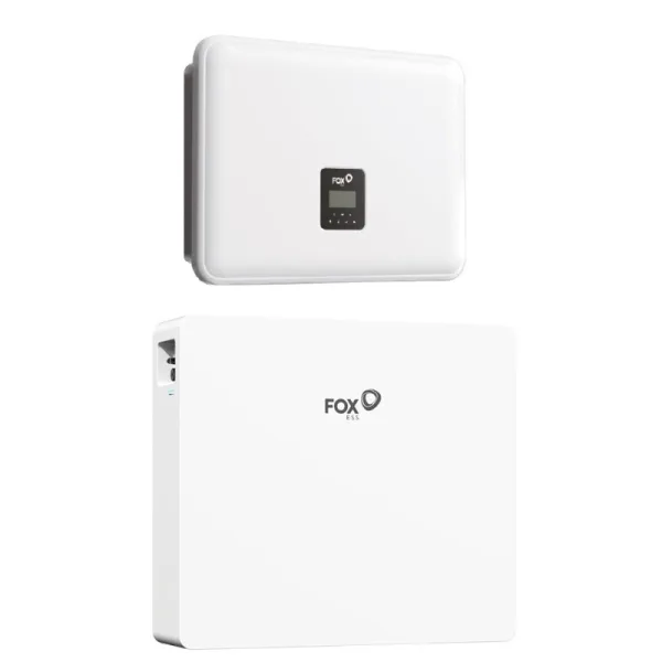 FoxESS 10 kW hibridinis inverteris ir 11,52 kWh energijos kaupiklis