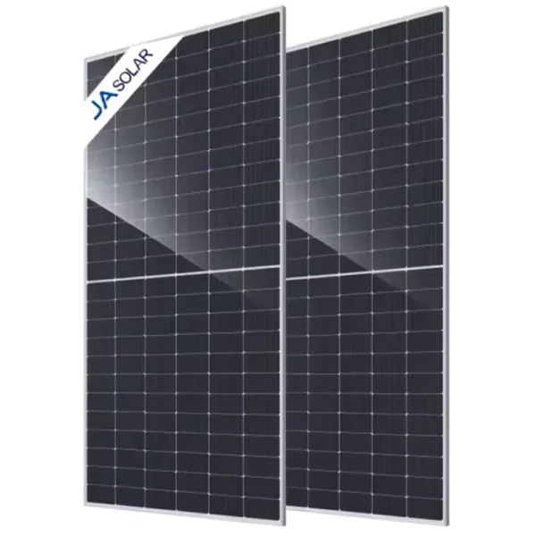 JA Solar 595W JAM72D40-MB, N-Type, BF Stiklas/Stiklas