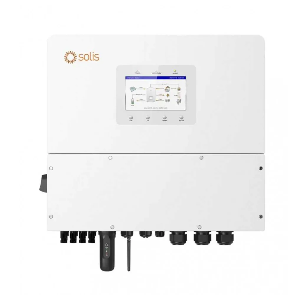 12 kW Solis hibridinis + Trina + montavimo konstrukcija