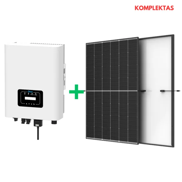 10 kW Deye + Trina saulės elektrinės įrangos komplektas